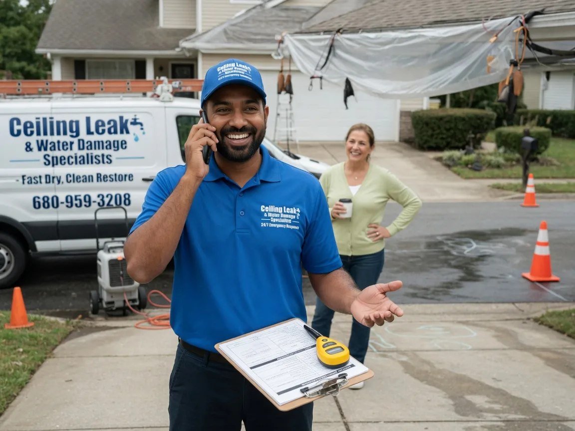 Ceiling Leak Cleanup Neola, IA FAQs